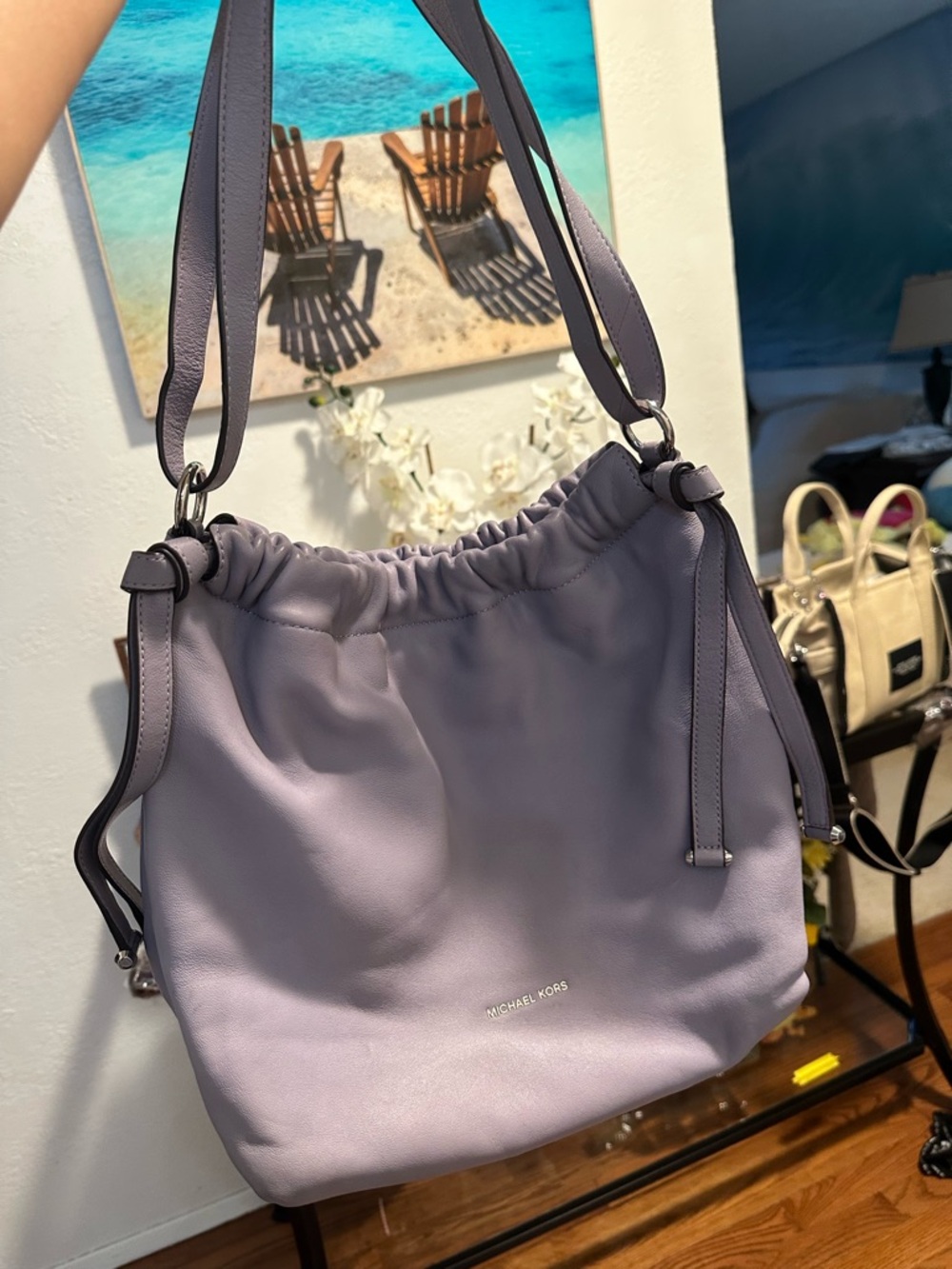 Michael Kors Lavender Soft Leather Bag